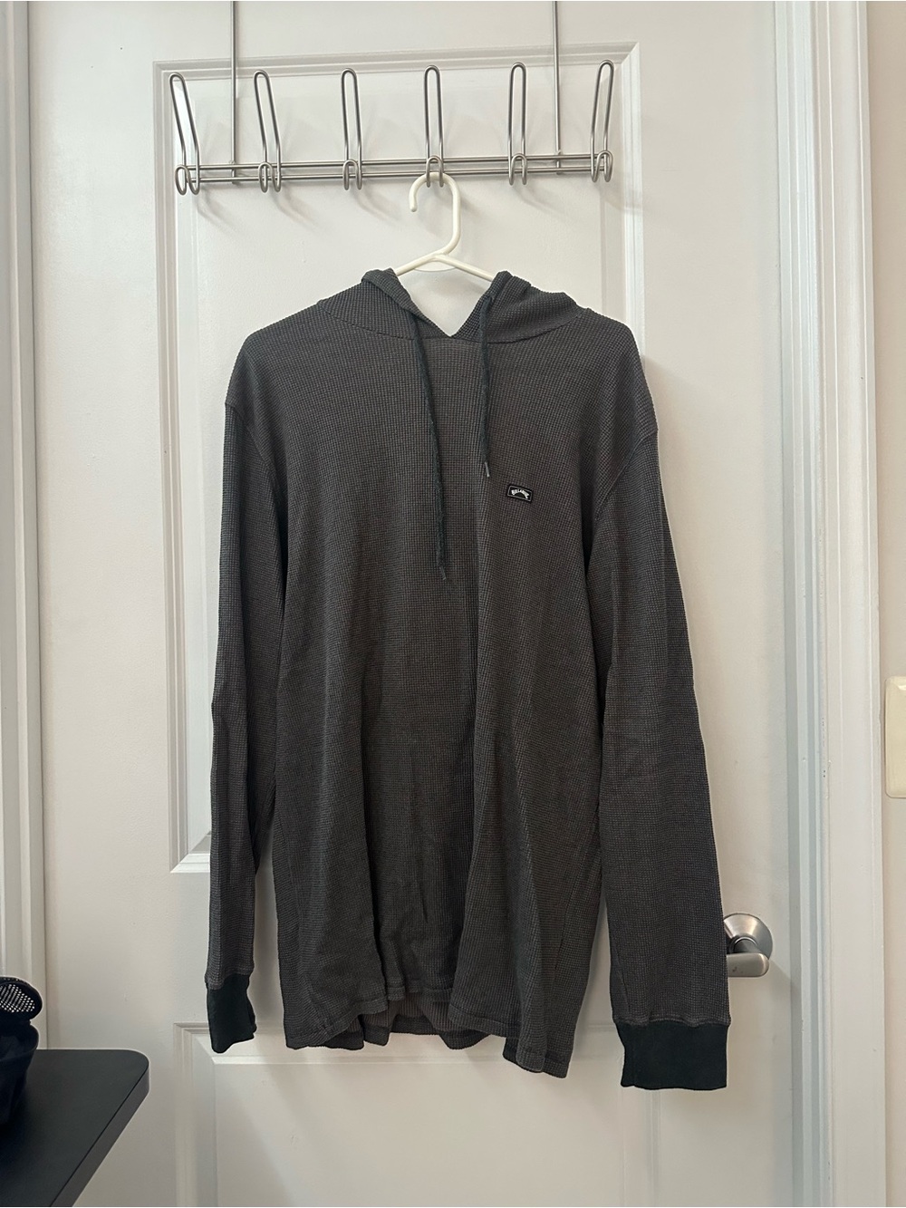 Billabong Dark Charcoal Hooded Long Sleeve Pullover